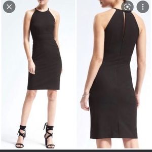 Banana Republic bistretch racer dress